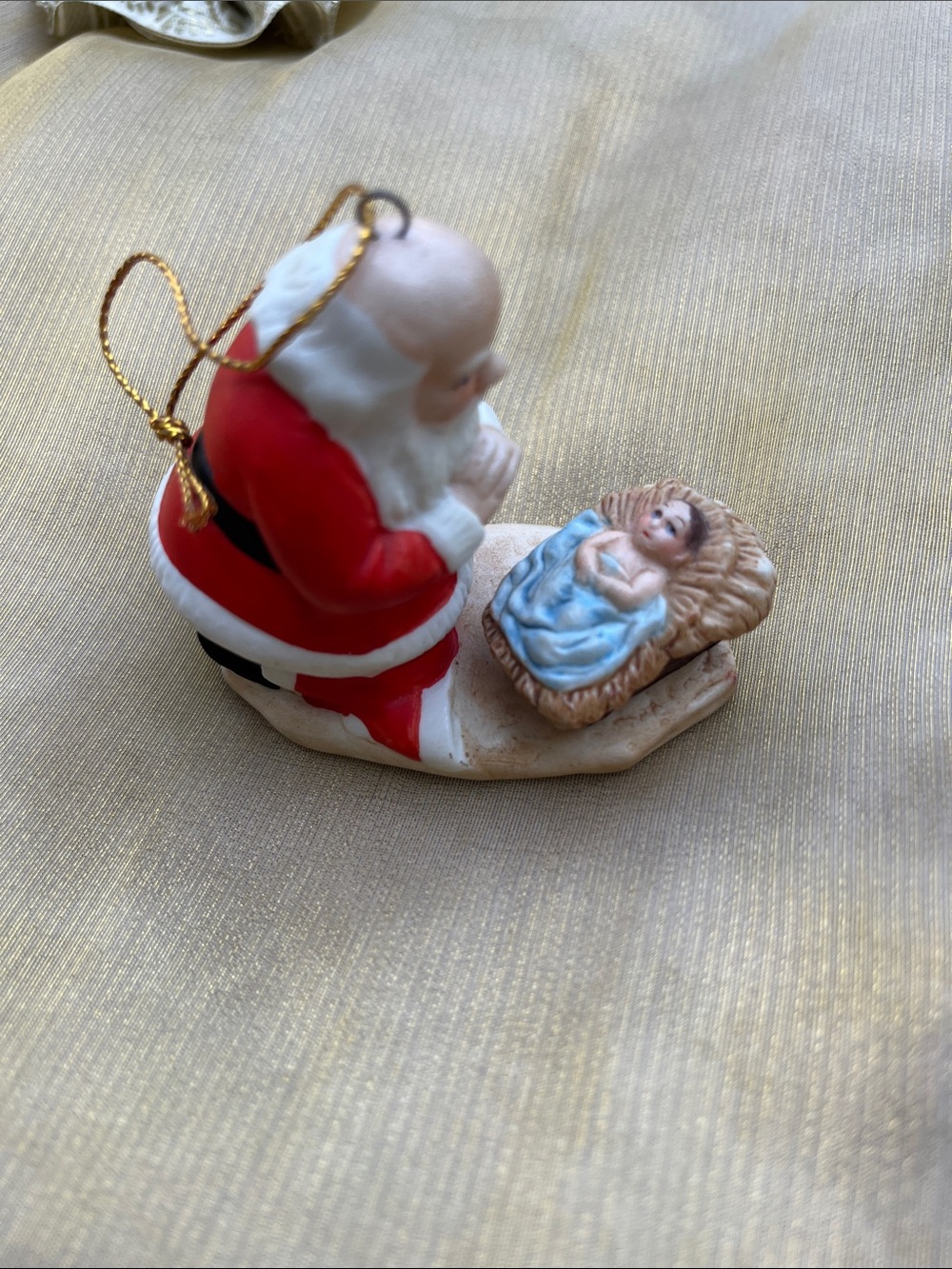 Kneeling Santa